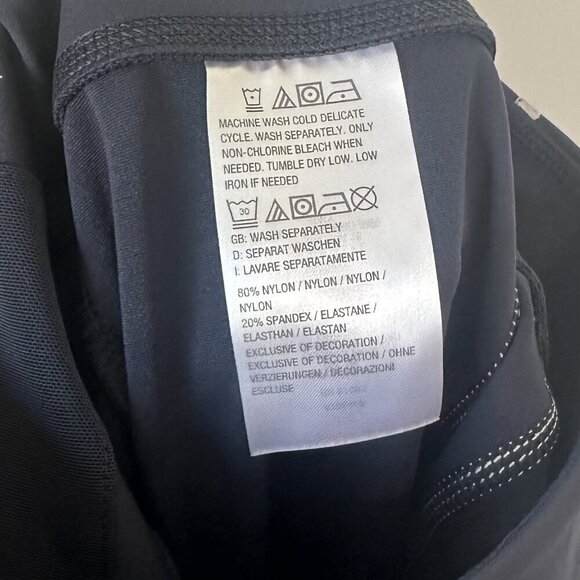 NEW Zuda Dark Navy Z-Leggings with Reflective Coverstitch - Size: XXS - Picture 5 of 8